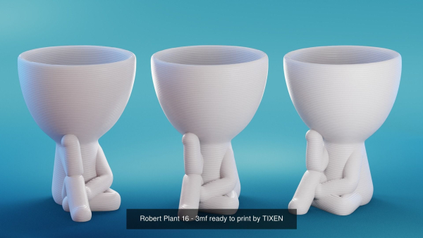 Robert Plant Set 17 Poses - ready to print by TIXEN