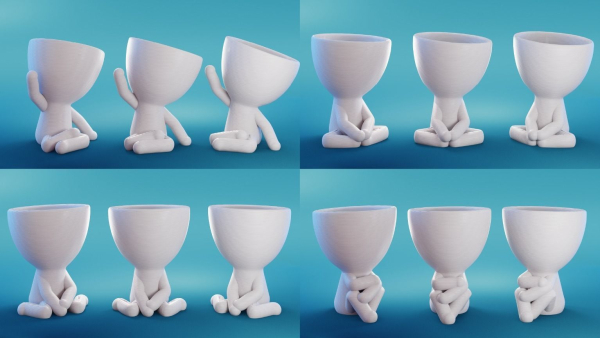 Robert Plant Set 17 Poses - ready to print by TIXEN