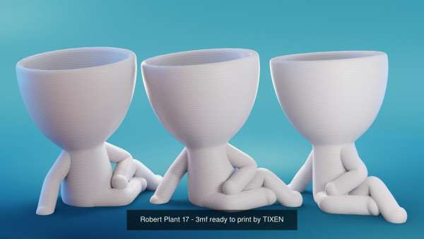 Robert Plant Set 17 Poses - ready to print by TIXEN