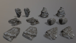 Rock Set piece of