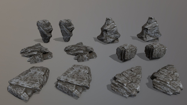 Rock Set piece of