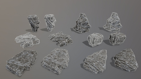 Rock Set piece of