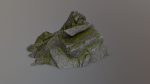 Rock Set with moss