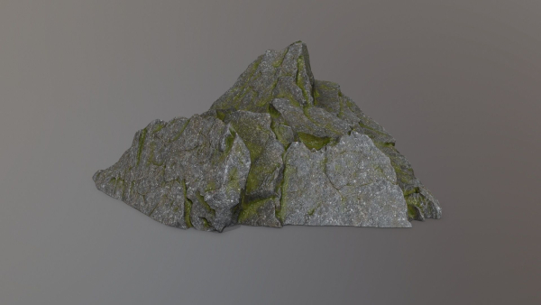 Rock Set with moss