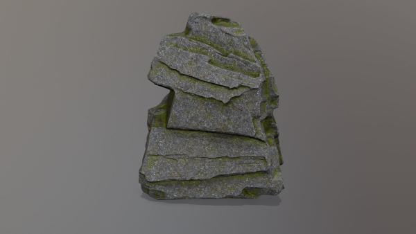 Rock Set with moss