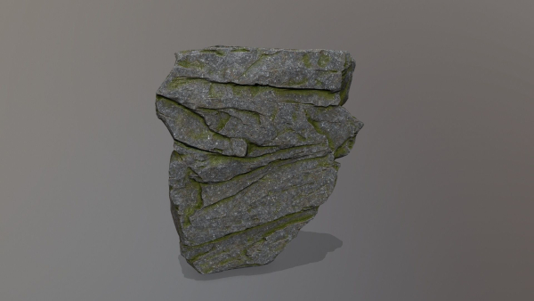 Rock Set with moss