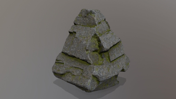 Rock Set with moss