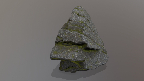 Rock Set with moss