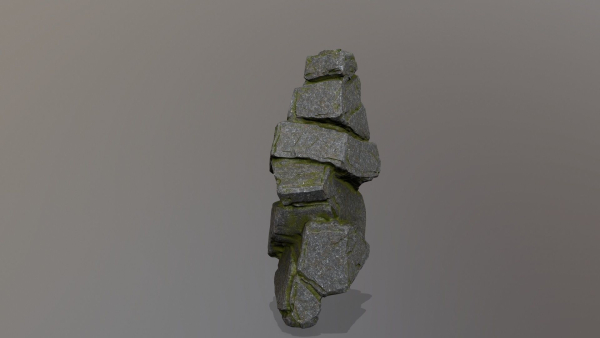 Rock Set with moss