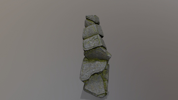Rock Set with moss