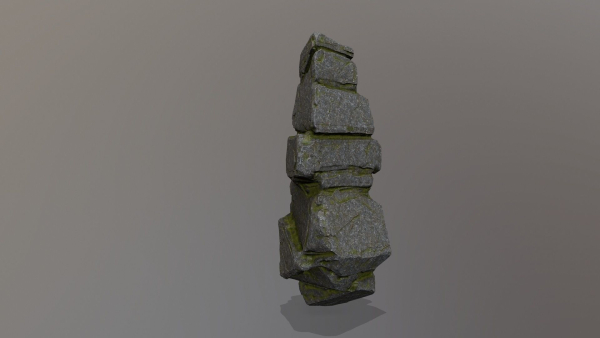 Rock Set with moss