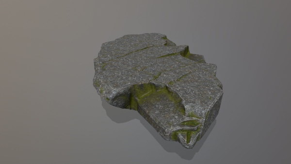 Rock Set with moss