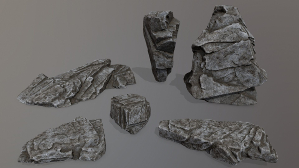 Rock Set piece of