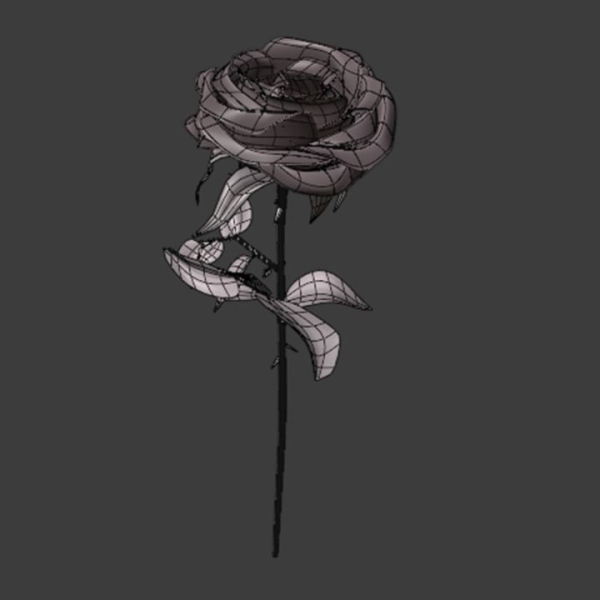 Rose 3d Model