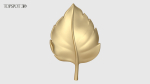 Rose Buds And Leaves Set
