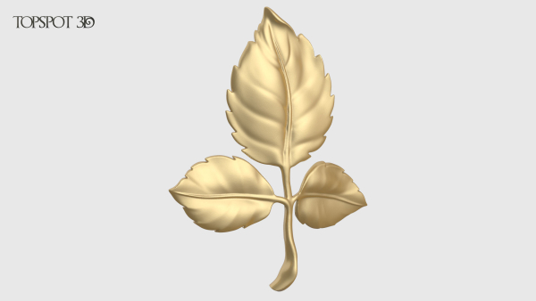 Rose Buds And Leaves Set