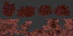 Rose bushes collection vol 74-Blender