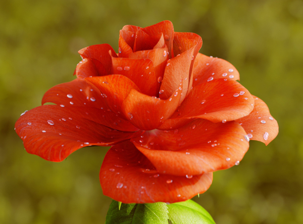Rose Flower Growth Animation