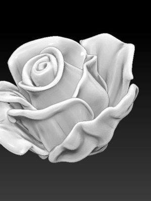 Rose Flower printable 3d model Detailed Realistic