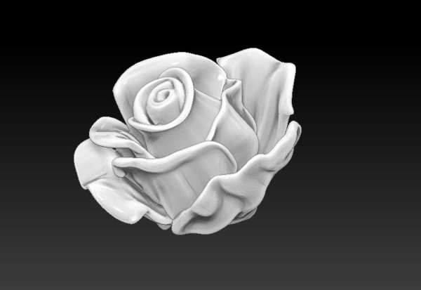 Rose Flower printable 3d model Detailed Realistic