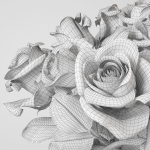 Rose Flowervase 3D  model