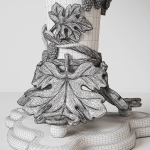 Rose Flowervase 3D  model