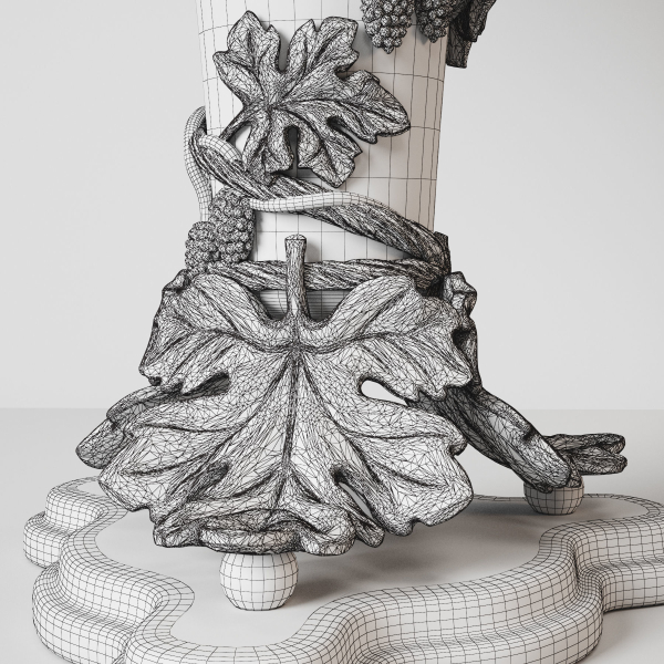 Rose Flowervase 3D  model