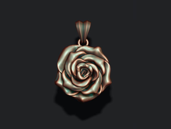 Rose pendant