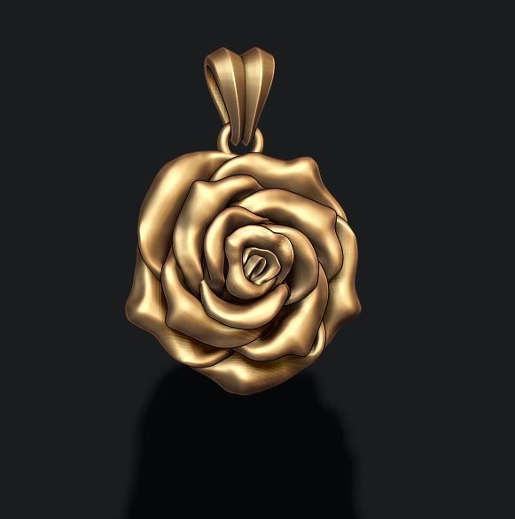 Rose pendant