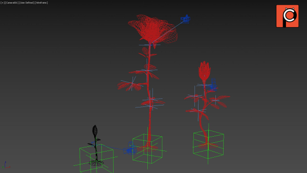 Rose Rigged Animated