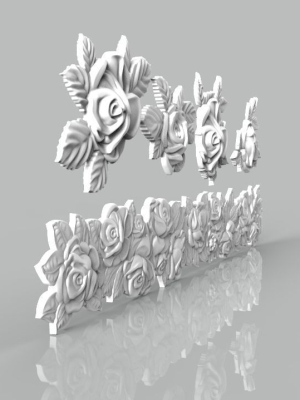rose-set-for-cnc-and-3d-printer-3d-model-obj-stl