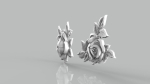 Rose set for cnc and 3d printer