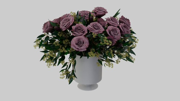Roses in vase