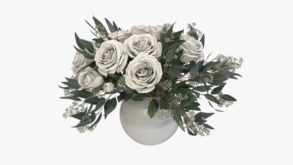 Roses in vase