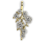 Sakura branch pendant