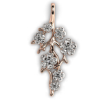Sakura branch pendant