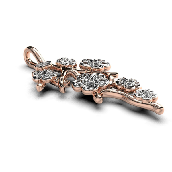 Sakura branch pendant