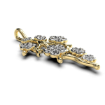Sakura branch pendant