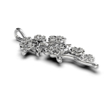 Sakura branch pendant