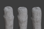 Scanned Logs Planks Sticks and Stumps
