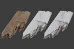 Scanned Logs Planks Sticks and Stumps