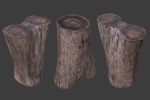 Scanned Logs Planks Sticks and Stumps