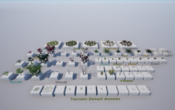 Scanned Poplar-Aspen Forest with Seasons for Unreal Engine 4 - 5