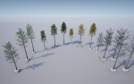 Scanned Poplar-Aspen Forest with Seasons for Unreal Engine 4 - 5
