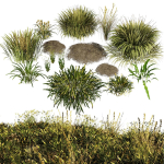 set Grass with Flower07arc