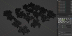 Shrubs Collection vol 241-Blender