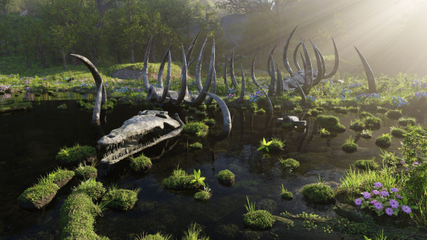 Skeleton Scene