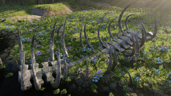 Skeleton Scene