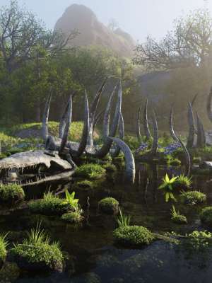 Skeleton Scene