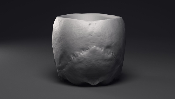 Skull Flower Pot Printable 3D Model
